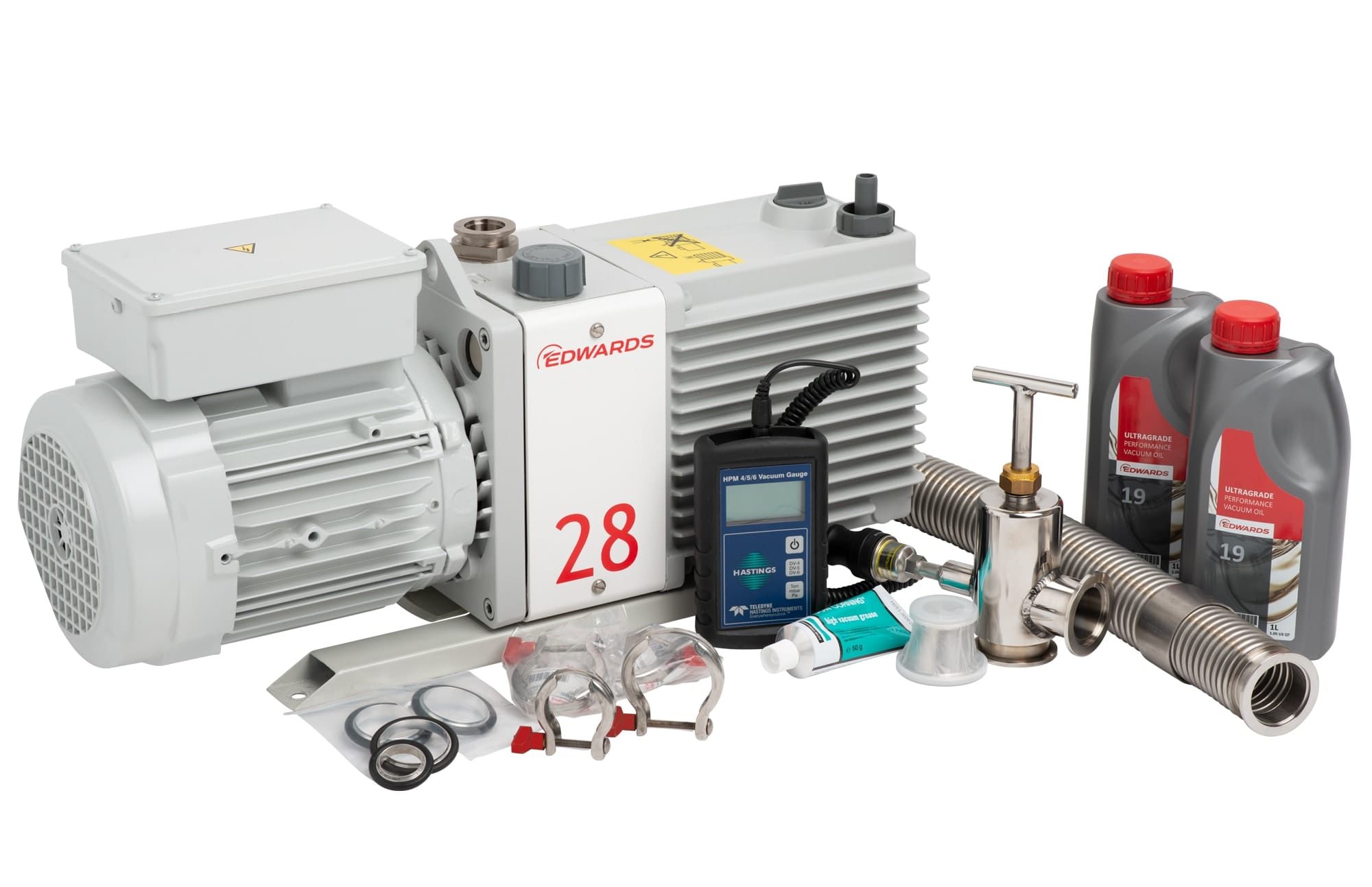 Vacuum Pump Sales Package with 40KF Pumping Adaptor